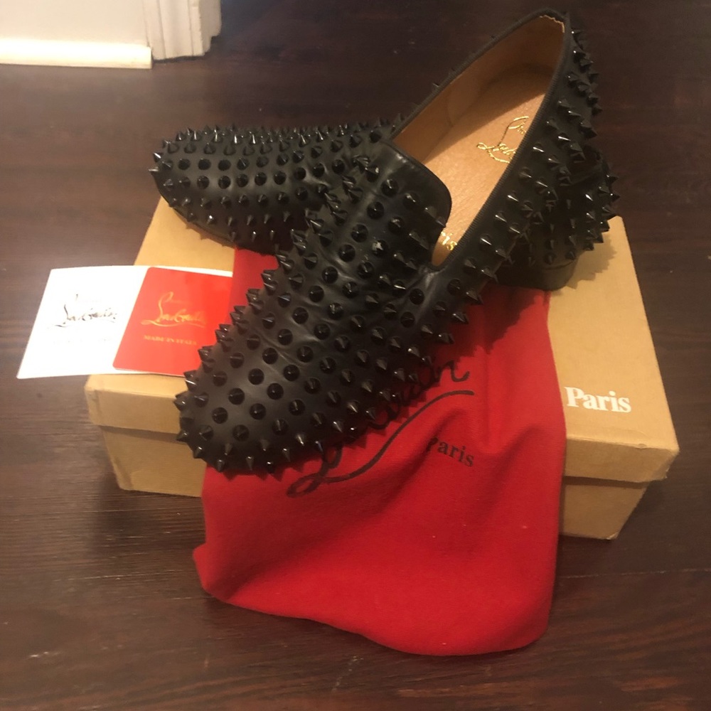 Christian Louboutin studded loafers